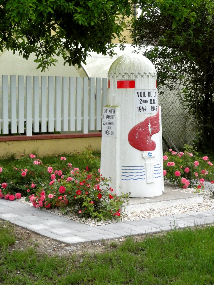 Schneckenbusch (Moselle) stèle voie de la libération