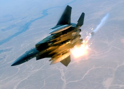 F-15 fighter airplane photo