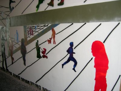 Schlaggasse 6-8 Eichstätt -Graffiti (2018-08 6)