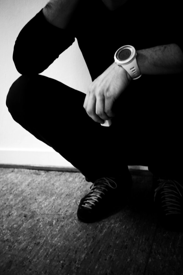 Sitting people watch