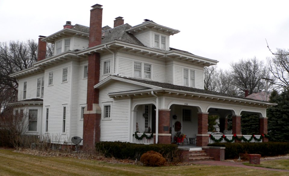 Schneider house (Fremont, Nebraska) from SW 1