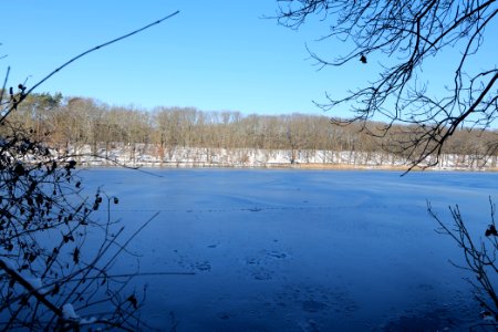 Schlachtensee with ice 2021-01-31 18