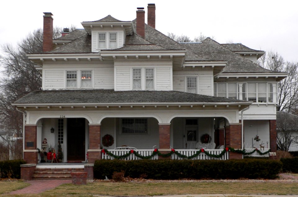 Schneider house (Fremont, Nebraska) from S 1
