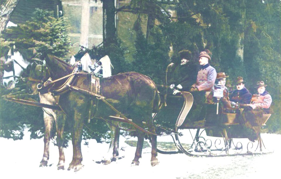 Schlittenfahrt. Adel, Braunschweig-Lüneburg