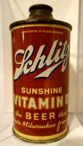 Schlitz Sunshine Vitamin Beer - Wisconsin Historical Museum - DSC02832