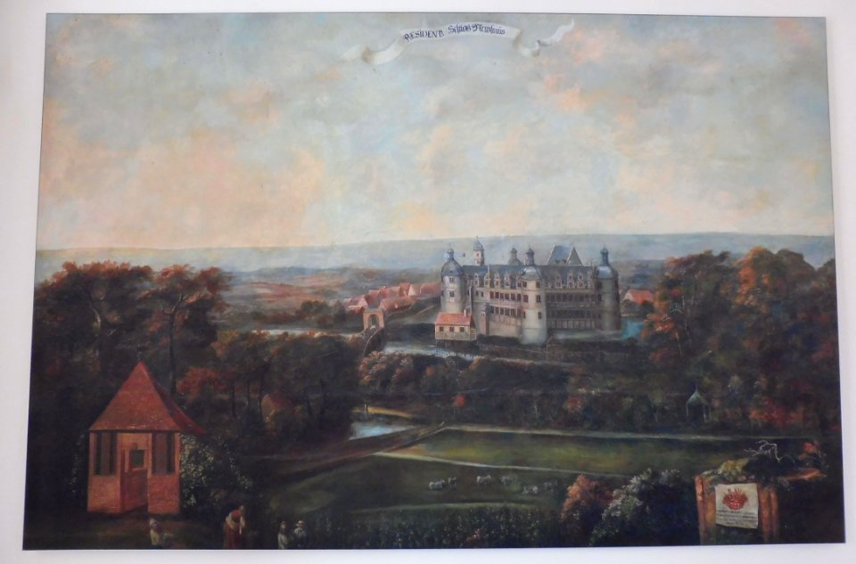 Schloss Neuhaus - Fabritius Gemälde - Schloss Neuhaus