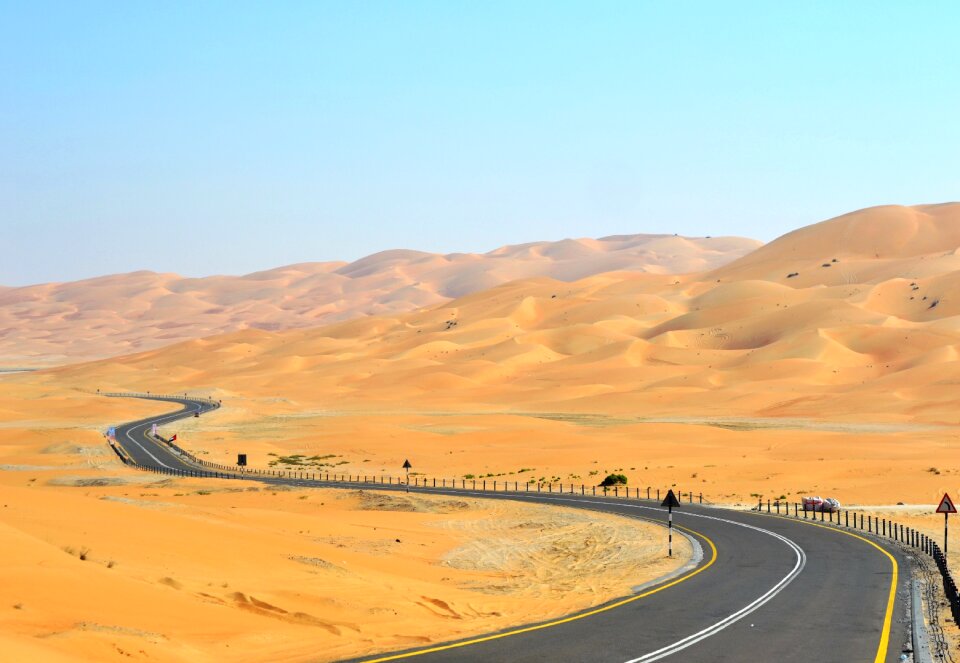 Hot landscape outdoors