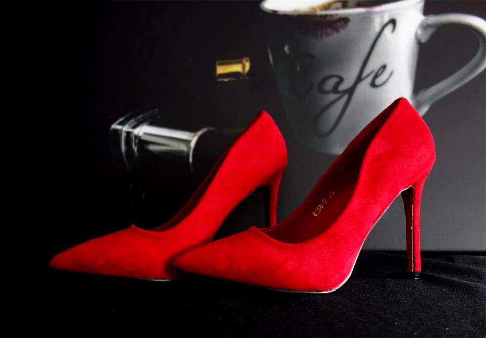Red feminine make up