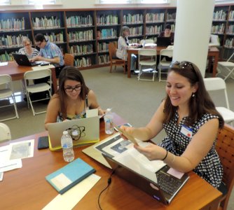 Smiling library editors NYBG 2016-06-15 jeh photo