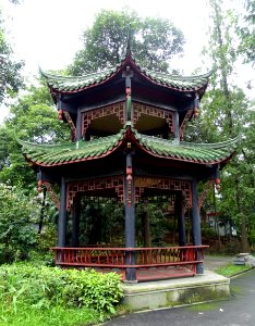 Small pavilion - Qingyang Gong - Chengdu, China - DSC04093