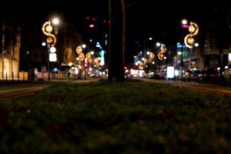 Schloßstraße Berlin-Steglitz at night 2021-01-07 10
