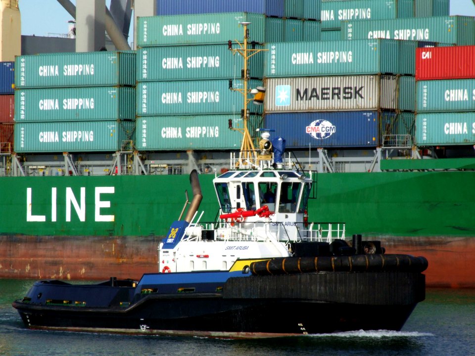 Smit Aruba IMO 9366706 Starboard view, Amazone harbour, Holland 21-Feb-2005