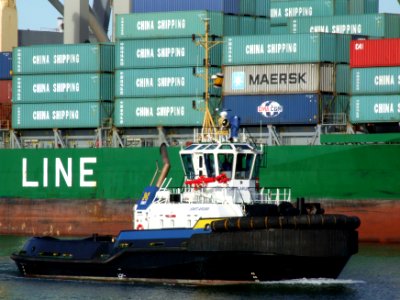 Smit Aruba IMO 9366706 Starboard view, Amazone harbour, Holland 21-Feb-2005