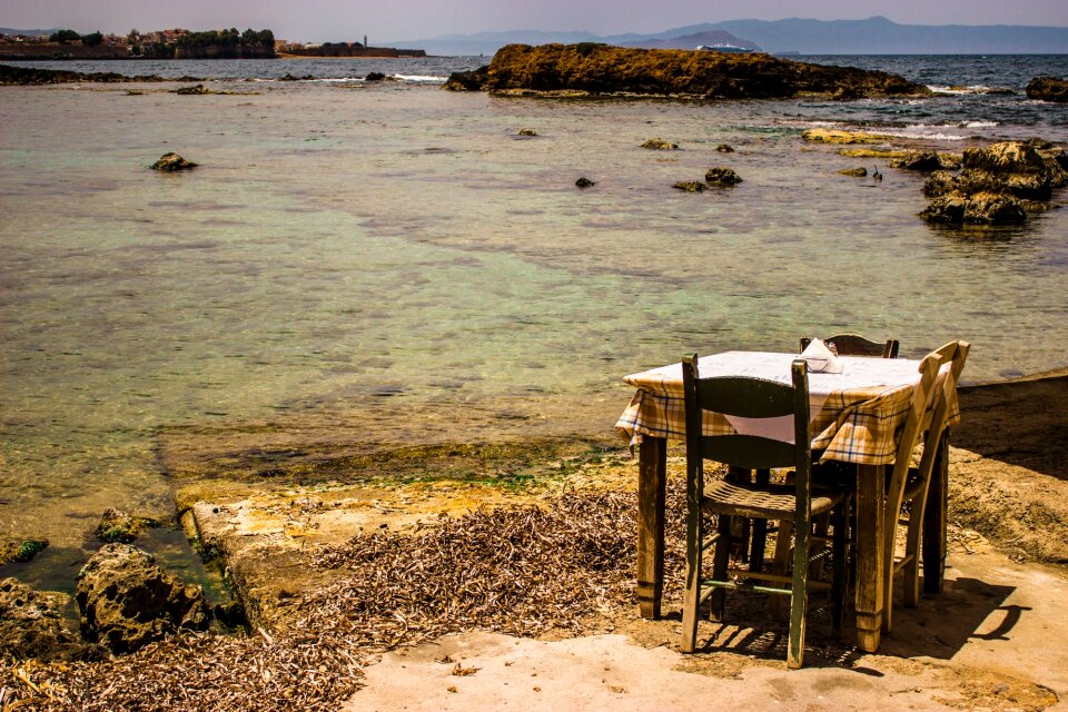 Taverna crete by the sea