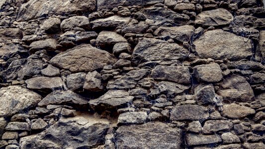 Structure natural stone ruin