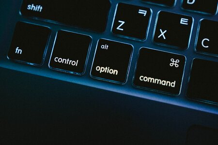 Command options control photo
