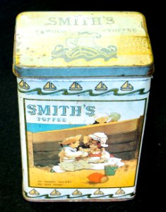 Smiths Toffee tin, pic1