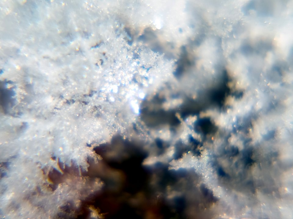 Snow flakes at night 11