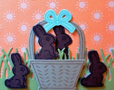Rabbit holiday stamp photo