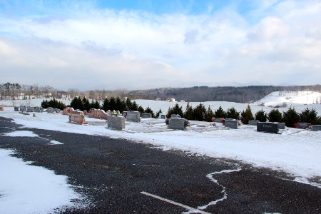 Snow in Pickens County, Georgia, January 2016