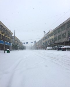 Snowscape of Qingshanqiao Town in Ningxiang, Hunan, China, on 30 December 2018c