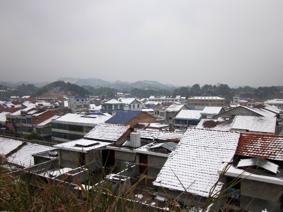 Snowscape of Qingshanqiao Town in Ningxiang, Hunan, China, in January 2012, picture7