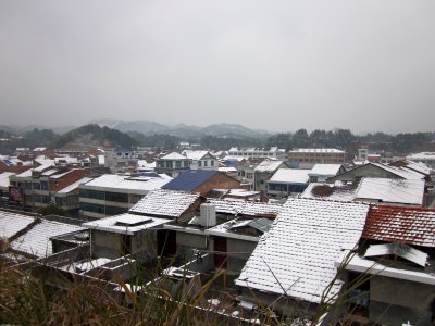 Snowscape of Qingshanqiao Town in Ningxiang, Hunan, China, in January 2012, picture7