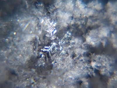 Snow flakes at night 6