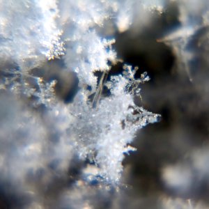 Snow flakes at night 9