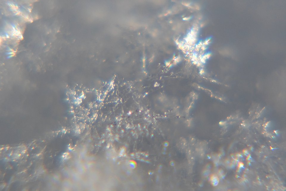 Snow crystals glittering in strong direct sunlight 16 - cropped
