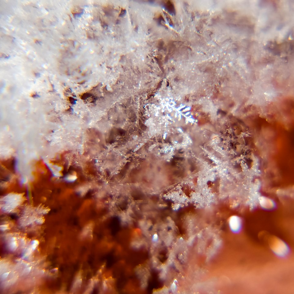 Snow flakes at night 4