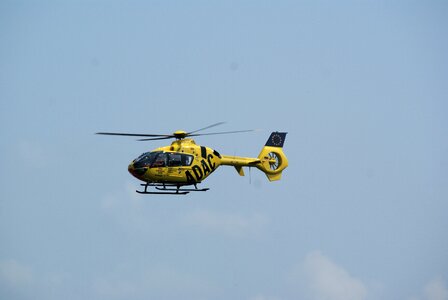 Helicopter ambulance helicopter flying photo