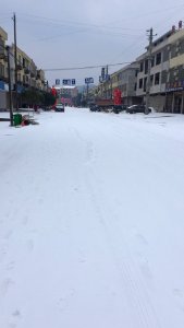 Snowscape of Qingshanqiao Town in Ningxiang, Hunan, China, in January 2018, picture2