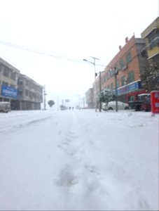 Snowscape of Qingshanqiao Town in Ningxiang, Hunan, China, on 30 December 2018e
