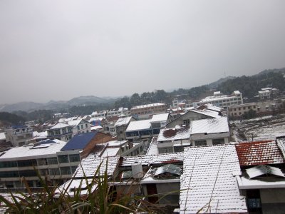 Snowscape of Qingshanqiao Town in Ningxiang, Hunan, China, in January 2012, picture6
