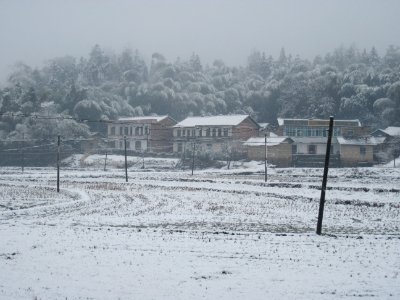 Snowscape of Weiziwan in Qingshanqiao Town of Ningxiang, Hunan, China, 18 February 2014, picture3