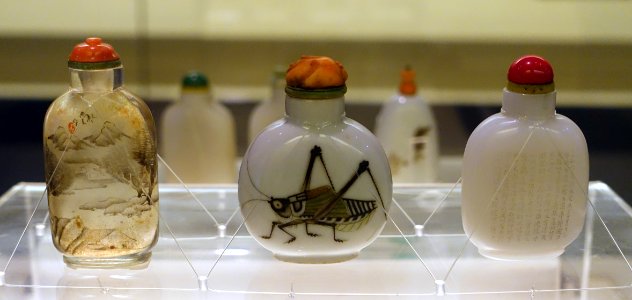 Snuff bottles, China, Qing dynasty, 1644-1911 AD - Sichuan Provincial Museum - Chengdu, China - DSC04667