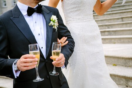 Elegant formal groom