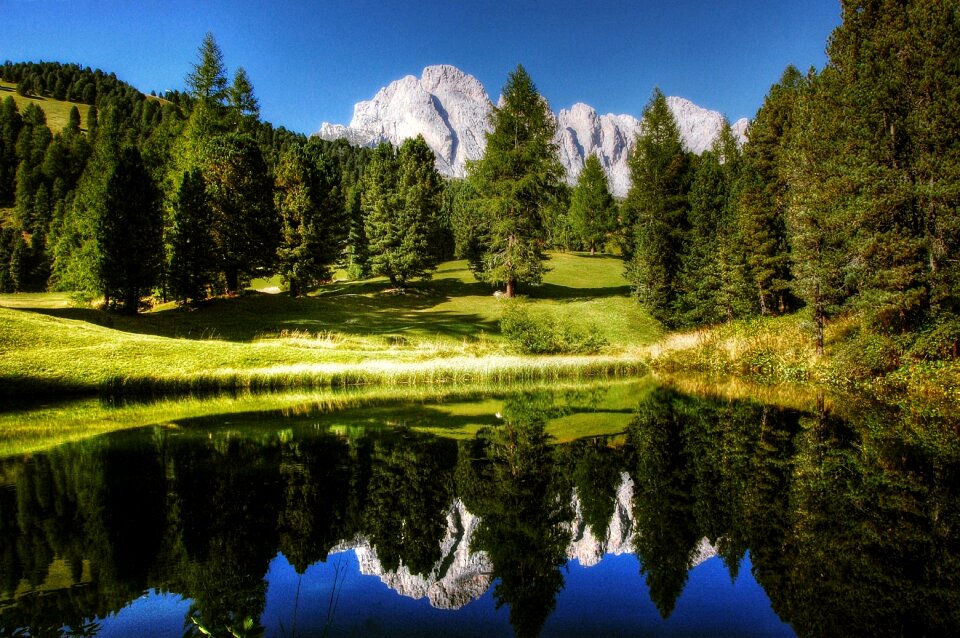 Alpine italy hiking