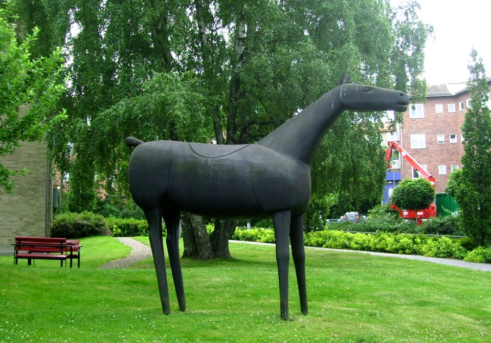 Skulptur Havre och betong