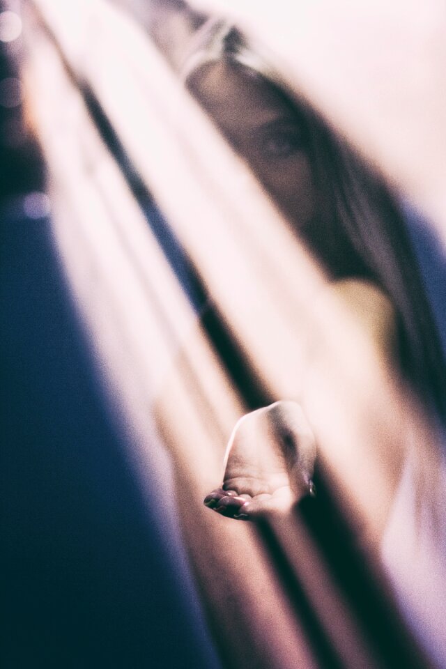 A ray of light view eye