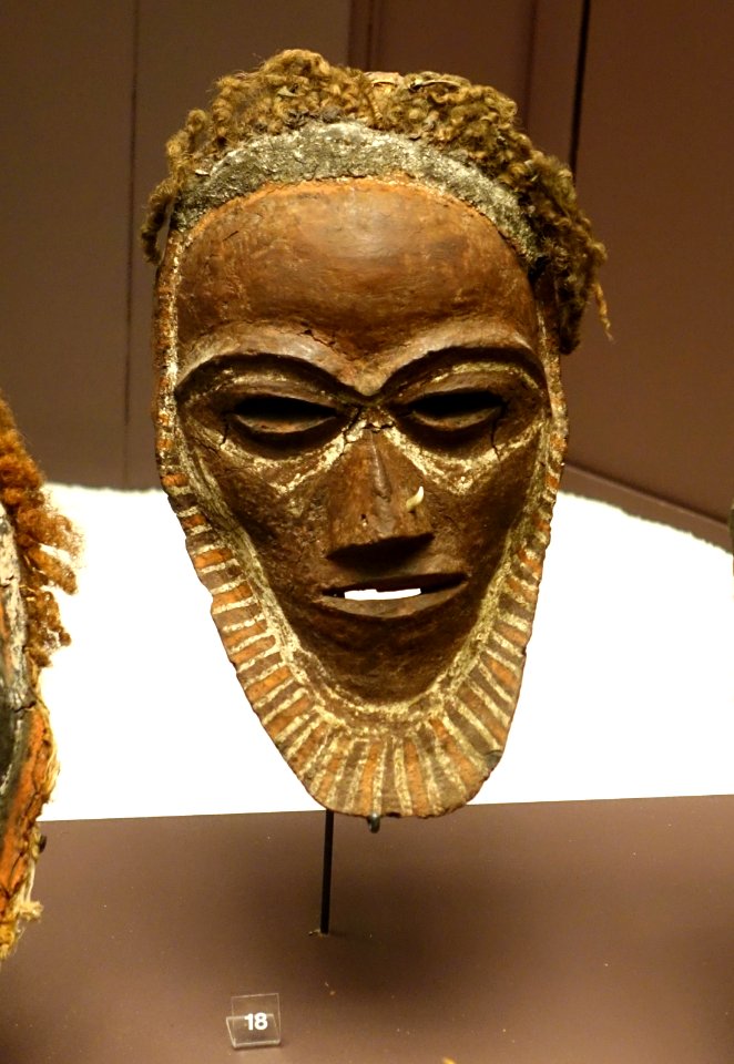 Skull mask, New Britain, 1897 - Südseeabteilung - Ethnological Museum, Berlin - DSC01014