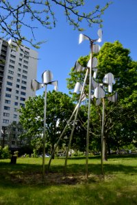 Skulptur Windspiel an der Marzahner Promenade (Berlin)