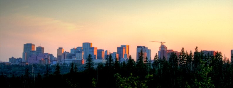 Skyline from Highlands Edmonton Alberta Canada 02B photo