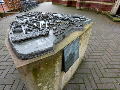 Skulptur Stadtmodell Velen1