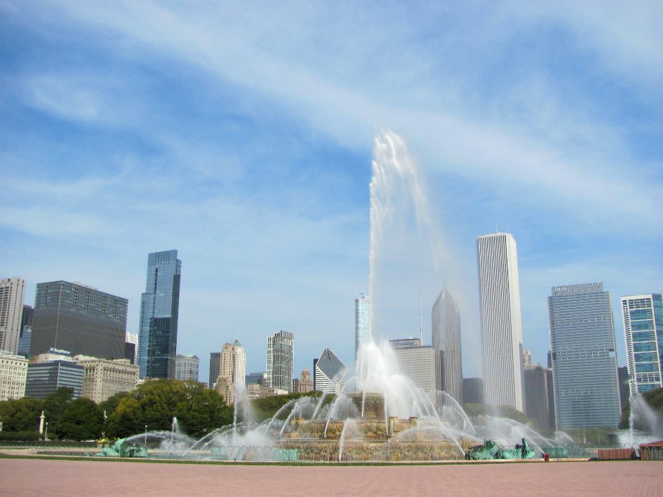 Skyline&Buckingham Fountain