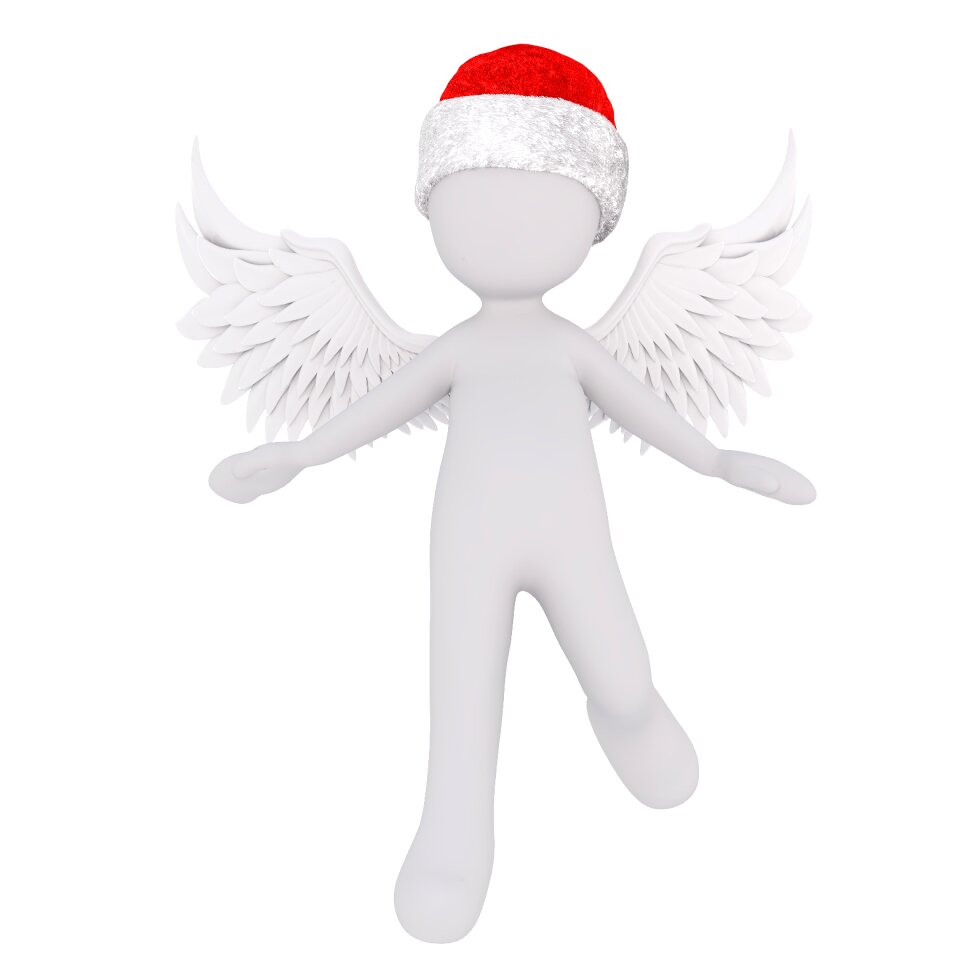 Santa hat 3d model figure