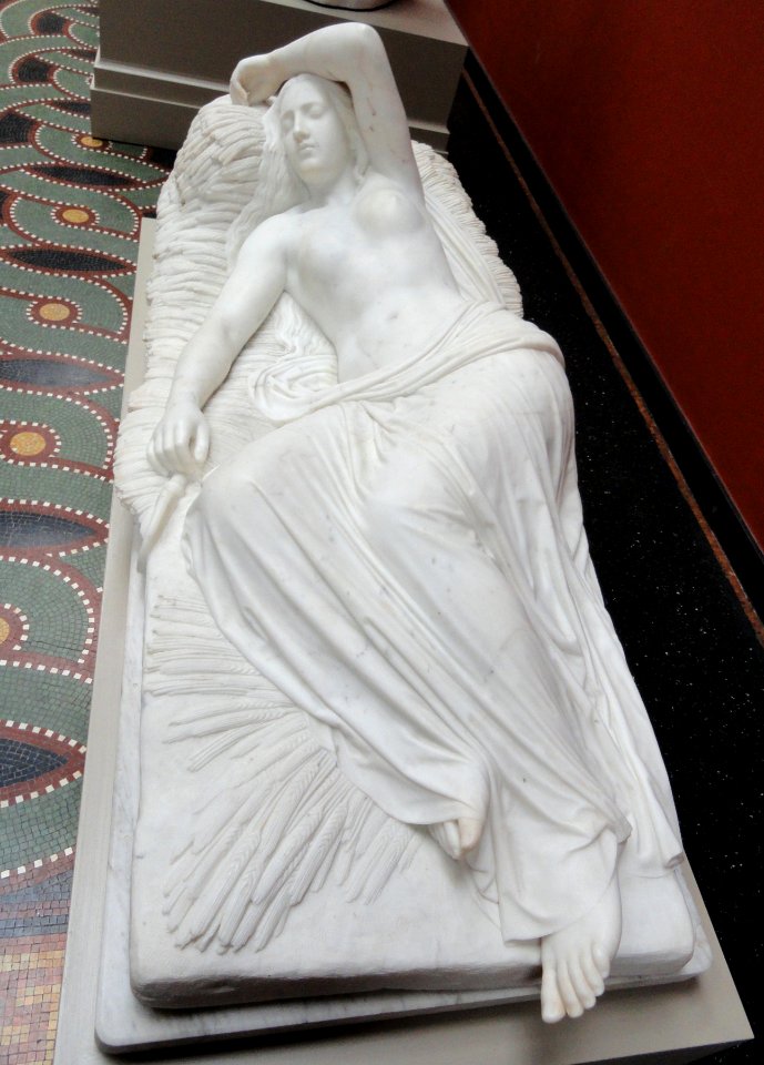 Sleeping Reaper by J. A. Jerichau, 1852 - Ny Carlsberg Glyptotek - Copenhagen - DSC09526
