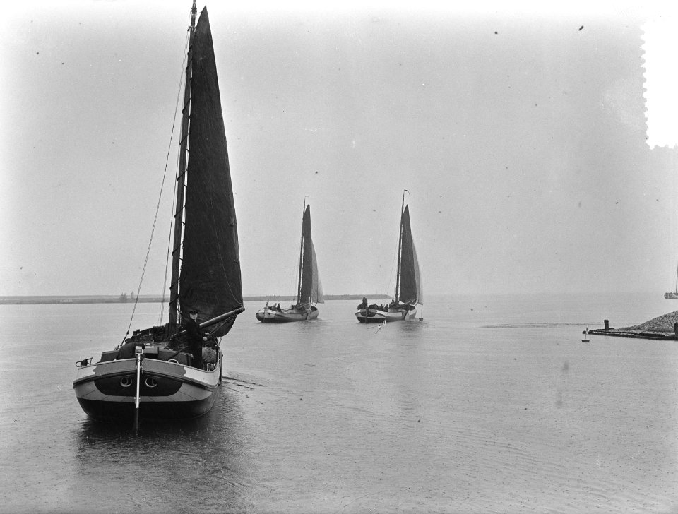 Skutjeszeilen op IJsselmeer, Bestanddeelnr 904-7214