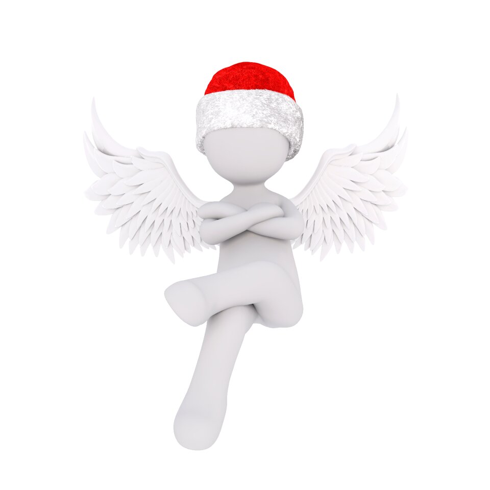 Santa hat 3d model figure